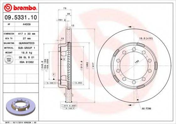 BREMBO 09.5331.10