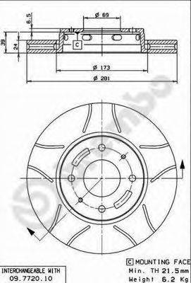 BREMBO 09.7720.75