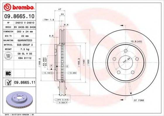 BREMBO 09.8665.10