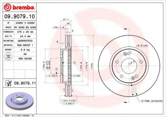 BREMBO 09.9079.11