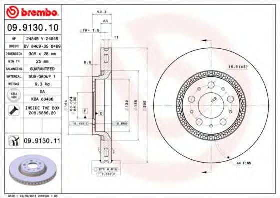 BREMBO 09.9130.11