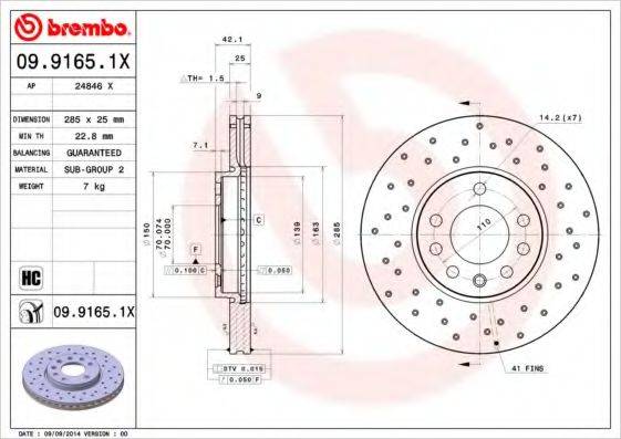 BREMBO 09.9165.1X