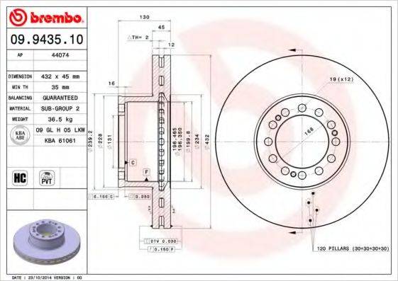 BREMBO 09.9435.10