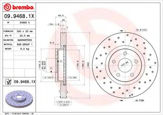 BREMBO 09.9468.1X