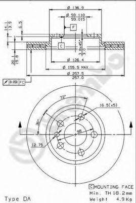 BREMBO 09.9631.34