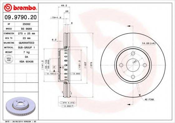 BREMBO 09.9790.20