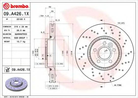 BREMBO 09.A426.1X