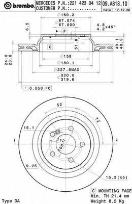 BREMBO 09.A818.10