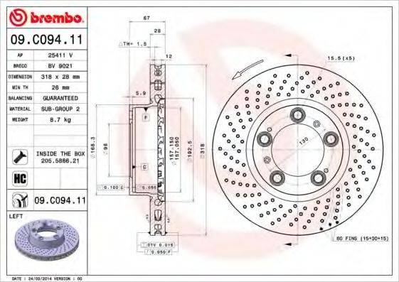 BREMBO 09.C094.11