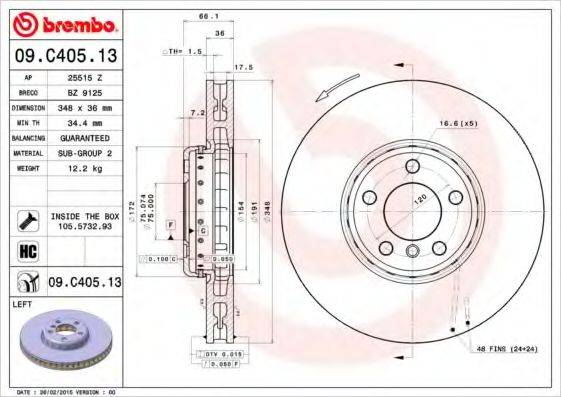 BREMBO 09.C405.13