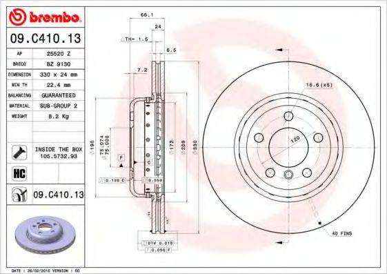 BREMBO 09.C410.13
