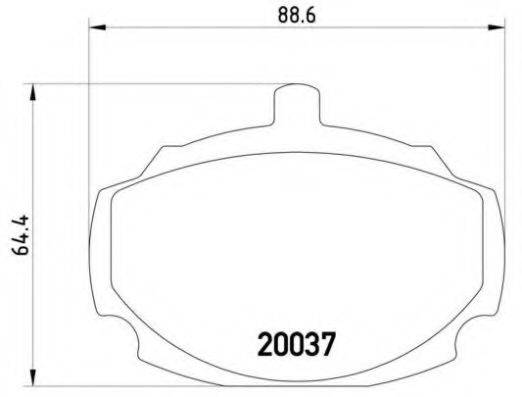 BREMBO P 52 001