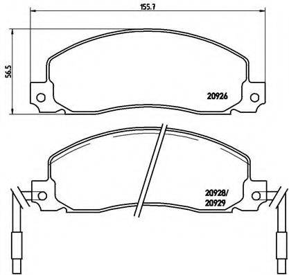 BREMBO P 68 006
