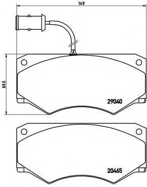 BREMBO P A6 005