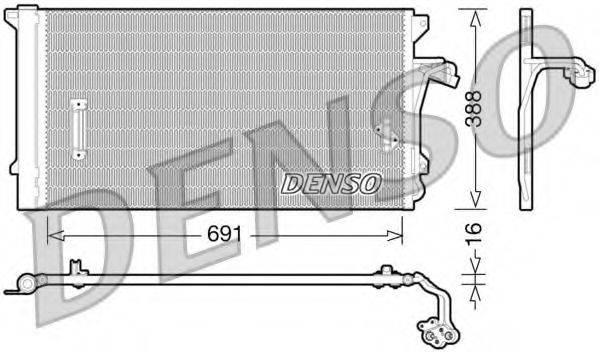 AUDI 4B3260403F Конденсатор, кондиціонер