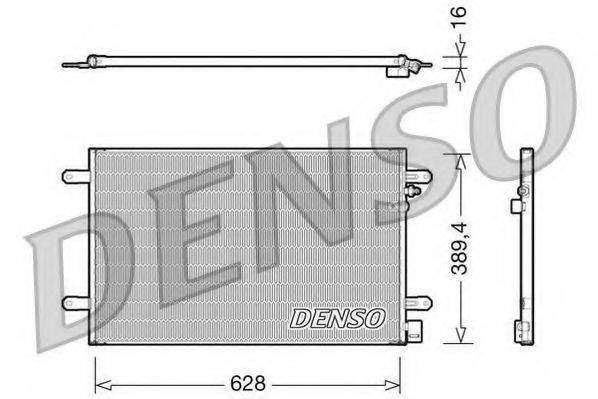 AUDI 4F0260401E Конденсатор, кондиціонер