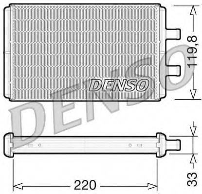 IVECO 504094083 Теплообмінник, опалення салону