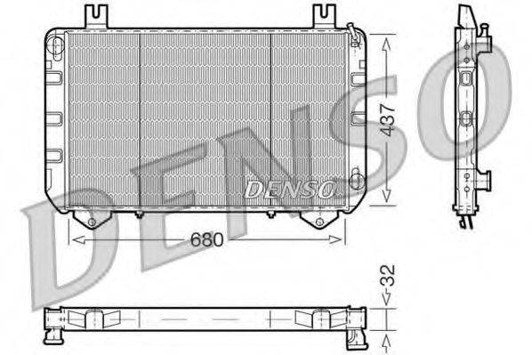 FORD 81VB8005CA Радіатор, охолодження двигуна