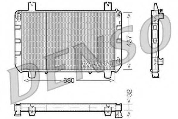 FORD 84VB8005EB Радіатор, охолодження двигуна
