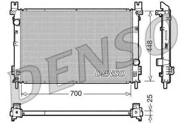 CHRYSLER 05102435AA Радіатор, охолодження двигуна