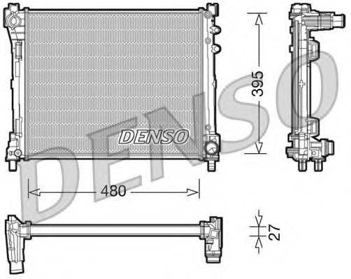 FIAT 51837884 Радіатор, охолодження двигуна