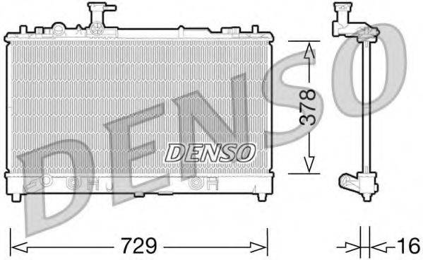 MAZDA L33215200E Радіатор, охолодження двигуна