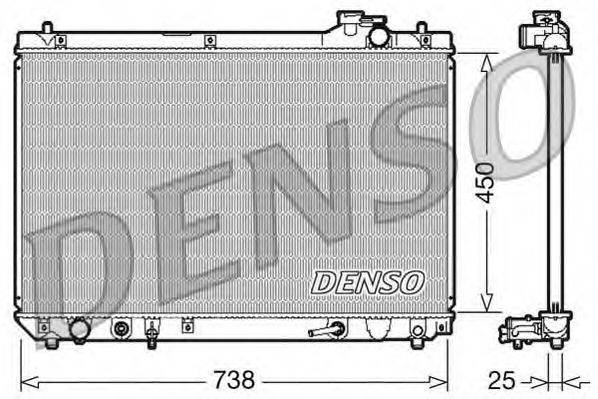 LEXUS 1640020140 Радіатор, охолодження двигуна