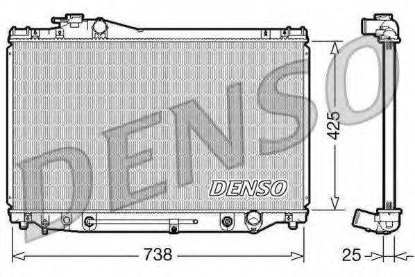 LEXUS 1640050190 Радіатор, охолодження двигуна; Радіатор, Тяговий акумулятор