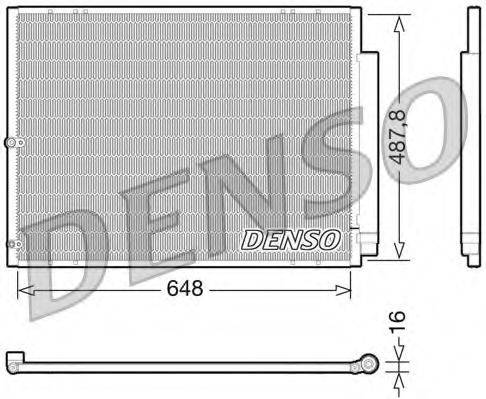 LEXUS 884600E010 Конденсатор, кондиціонер