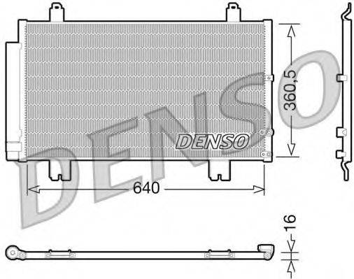 LEXUS 8846009020 Конденсатор, кондиціонер