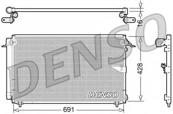 LEXUS 88460-50180 Конденсатор, кондиціонер