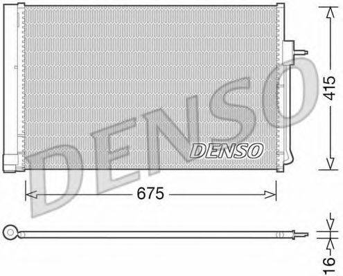 VAUXHALL 20842140 Конденсатор, кондиціонер