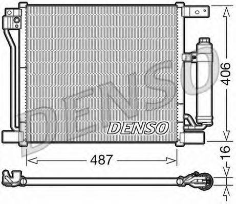 NISSAN 921003DD0A Конденсатор, кондиціонер