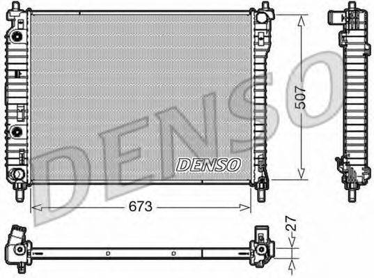 OPEL 96800739 Радіатор, охолодження двигуна