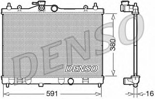 NISSAN 21410EW000 Радіатор, охолодження двигуна