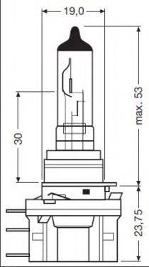 OSRAM H15 Лампа розжарювання, фара далекого світла; Лампа розжарювання, основна фара; Лампа розжарювання, вогні стоянки / габаритні ліхтарі; Лампа розжарювання, основна фара; Лампа розжарювання, фара далекого світла; Лампа розжарювання, вогні стоянки / габаритні ліхтарі; Лампа розжарювання; фара денного освітлення; Лампа розжарювання, фара денного освітлення