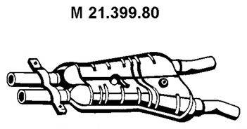 ERNST 291 11 8 Середній глушник вихлопних газів