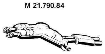 ERNST 290104 Середній глушник вихлопних газів