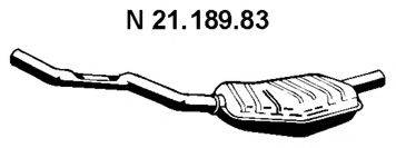 TESH 260056 Глушник вихлопних газів кінцевий