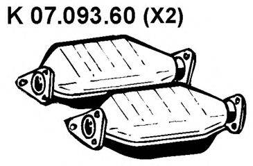 OPEL 855003 Монтажний комплект, каталізатор