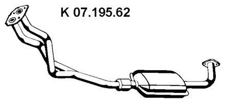 OPEL 8 58 155 Каталізатор