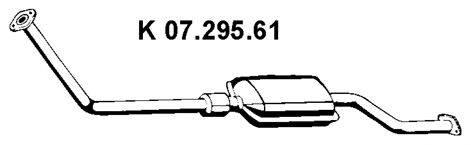OPEL 858031 Монтажний комплект, каталізатор