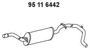 TESH 260363 Глушник вихлопних газів кінцевий