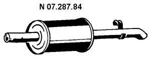 TESH 220258 Глушник вихлопних газів кінцевий