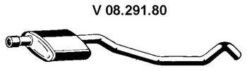 TESH 230288 Передглушувач вихлопних газів