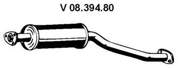 OPEL 8 52 904 Передглушувач вихлопних газів