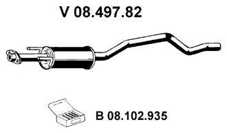 ROSI 40353 Передглушувач вихлопних газів