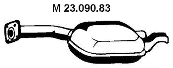 TESH 230666 Середній глушник вихлопних газів