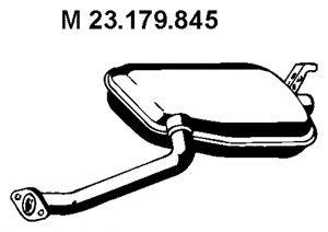 ROSI 12042 Середній глушник вихлопних газів