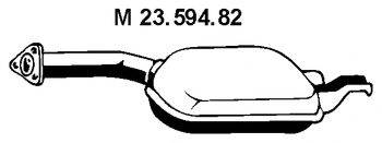 BOSAL 175-025 Середній глушник вихлопних газів